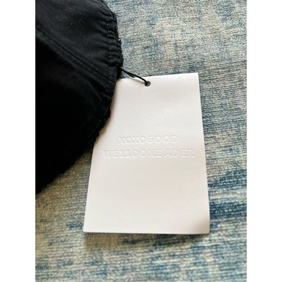 NWT! We11done Ader Black Logo Bucket Hat - Picture 2 of 6